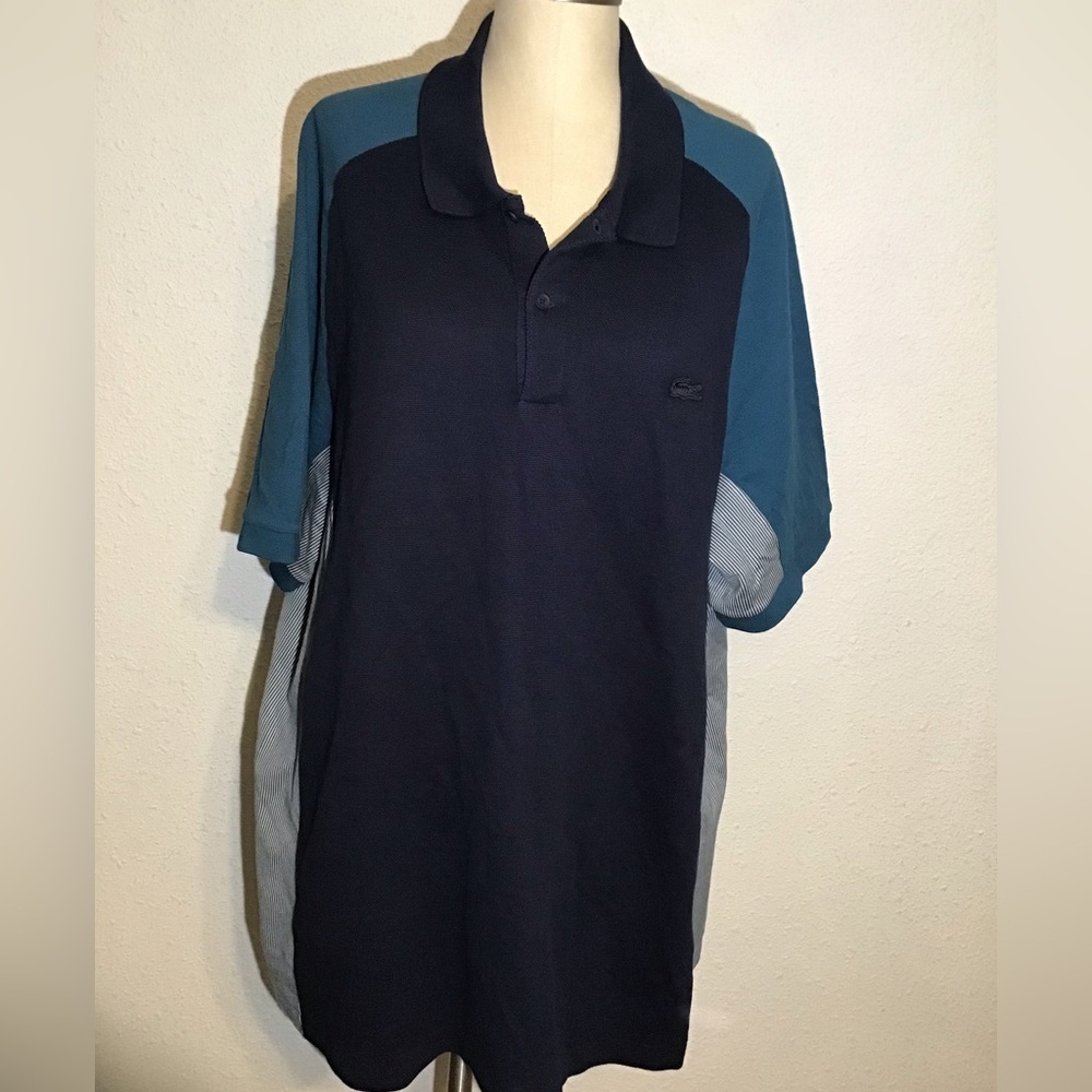 Lacoste side striped polo shirt size 3XL